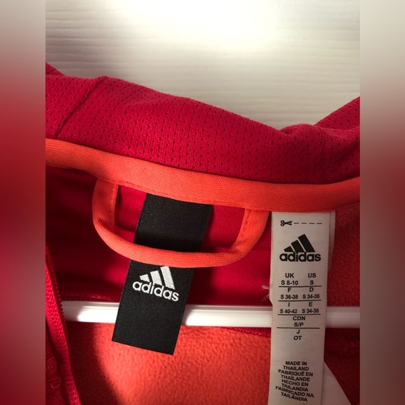 Adidas Climawarm Team Issue Energy Melange Full Zip up Hoodie women sz S jacket - Picture 5 of 9